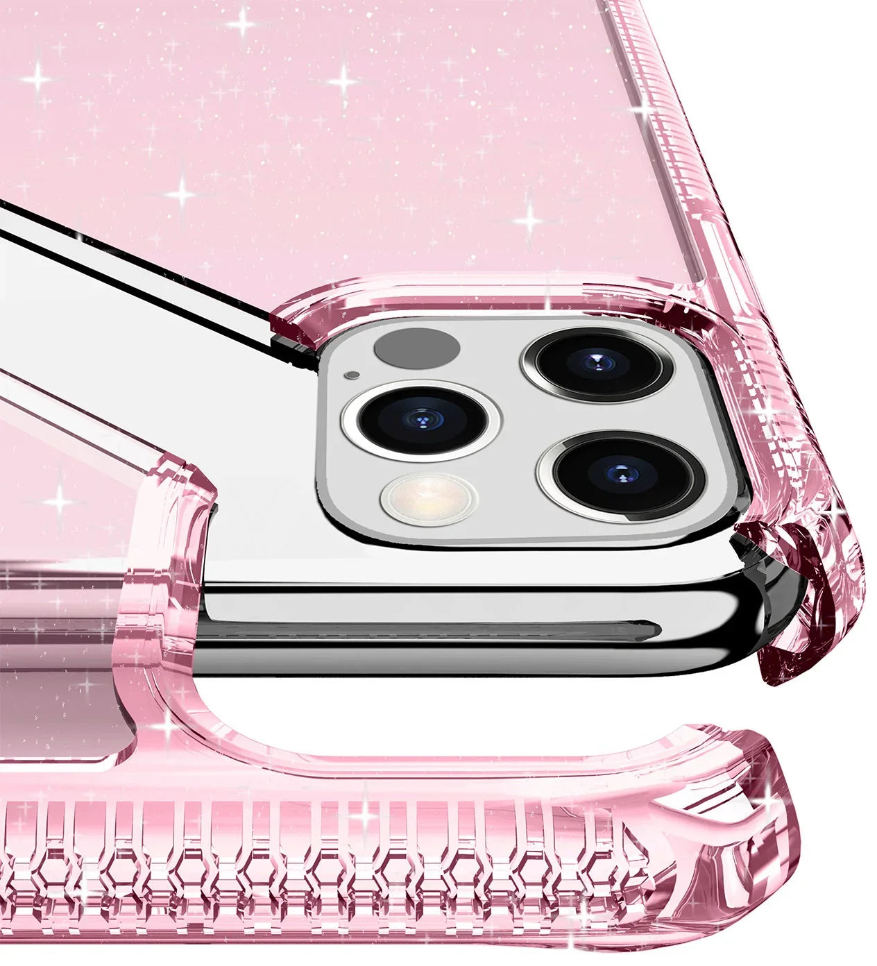 Itskins Hybrid Spark iPhone 12 & 12 Pro Case - Pink - Tashqila Itskins Hybrid Spark iPhone 12 & 12 Pro Case - Pink - Tashqila